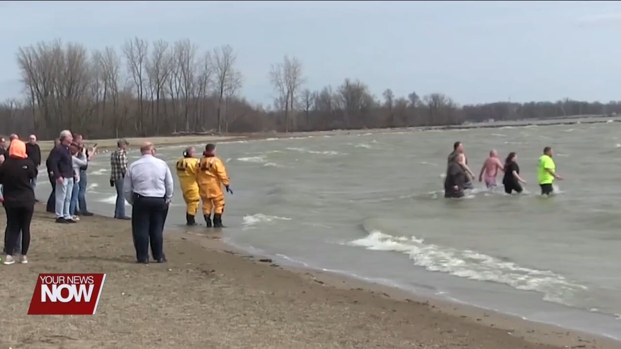 Braving the Chill: People at Indian Lake take the plunge for Special Olympics